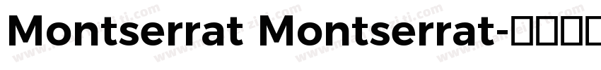 Montserrat Montserrat字体转换